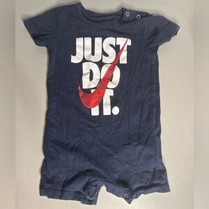Nike Blue Baby Romper